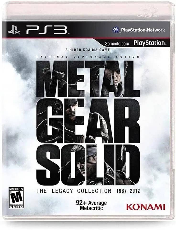 Metal Gear Collection The Legacy Collection PS3