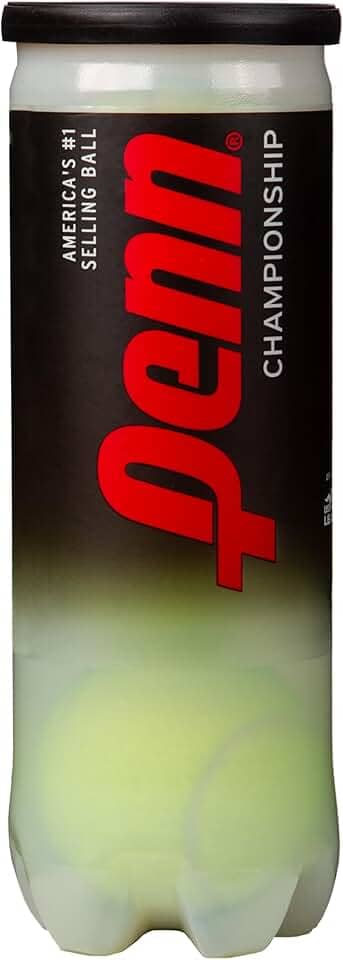 Penn Bolas de tênis de feltro extra resistentes Championship - 3 unidades por lata