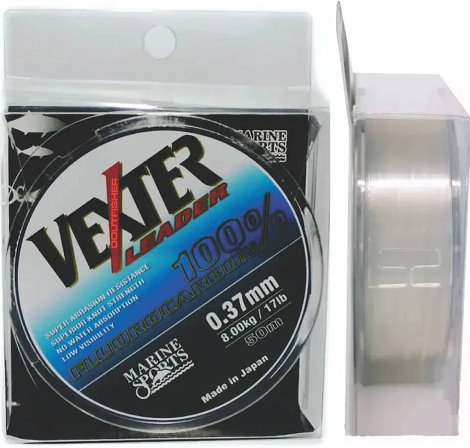 Linha Leader Fluorcarbono 0,37mm 50 Metros - Vexter