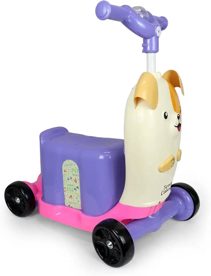 Calesita - SCOOTY DOG ROSA - patinete 2 em 1