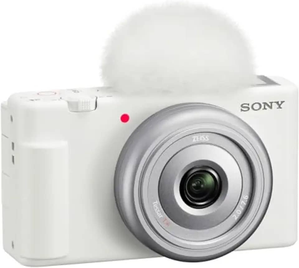 Sony Câmera Vlog ZV-1F para criadores de conteúdo e vloggers branca