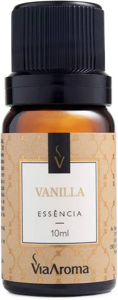 Essência Via Aroma Vanilla Para Aromatizador Aromaterapia 10ml