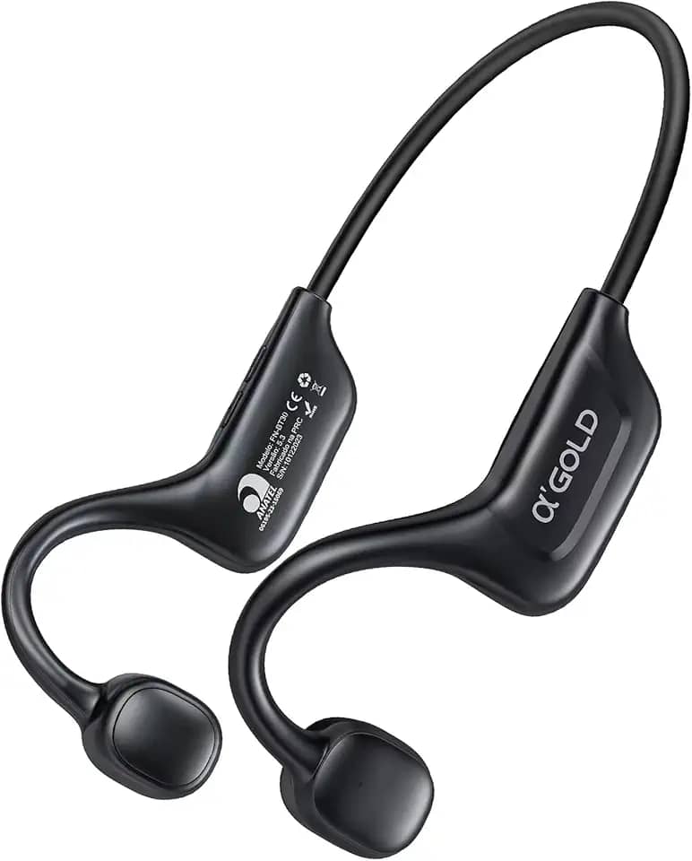 Fones De Ouvido Bluetooth Com Condução Óssea, 30 Horas De Reprodução De Música, Ideais Para Treino E Uso Em Atividades Físicas