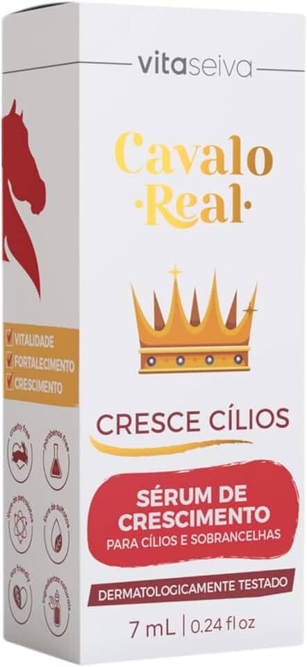 Serum Cresce Cílios 7ml Cavalo Real Vita Seiva