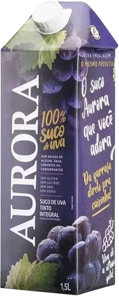 Suco de Uva Integral Aurora tto 1,5l tp