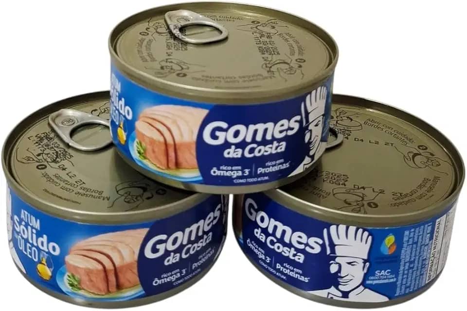 Kit 3 Atum Sólido Em Óleo Gomes Da Costa 170g