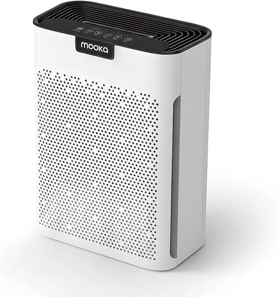 Purificador de Ar Life KJ190 com Filtro HEPA para Casa, Quarto e Escritório - Retém Poeira, Pólen e Odores - Ar Mais Puro e Silencioso - Design Compacto para Ambientes Internos