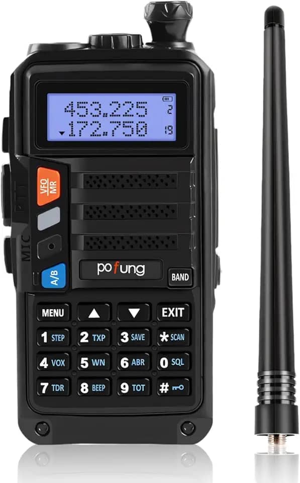 Radio comunicador, UV-S9-PLUS 400-480MHZ Walkie Talkie Longo Alcance, Bateria de 2800mAh Bateria de longa duração, LED Lanterna Walkie Talkie (1 peça)