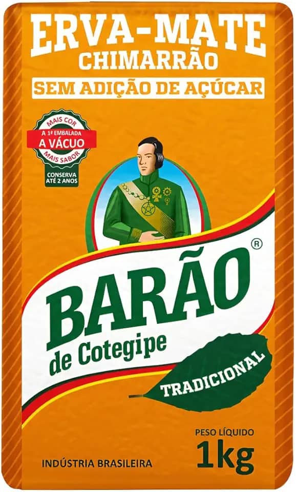 Erva Mate Tradicional Barão de Cotegipe Chimarrão 1kg
