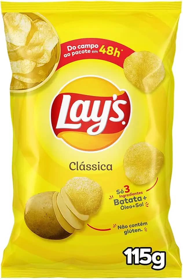 Batata Frita Lisa Clássica Lays 115G