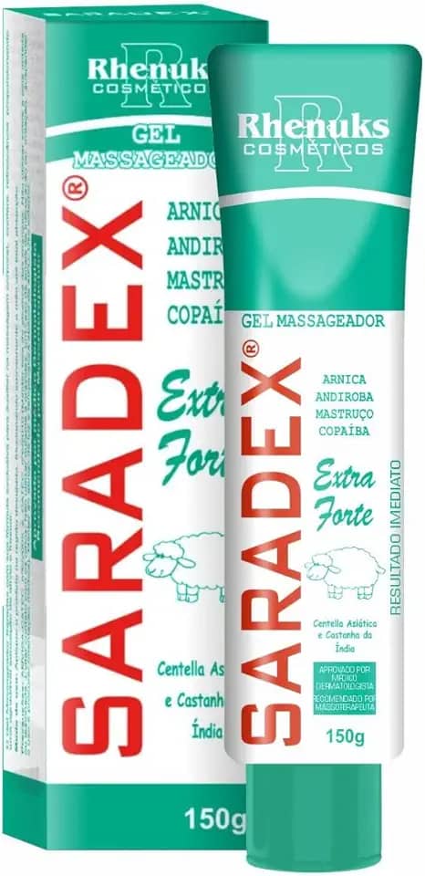 Saradex Gel Massageador Extra Forte, 150g, com Arnica e Andiroba