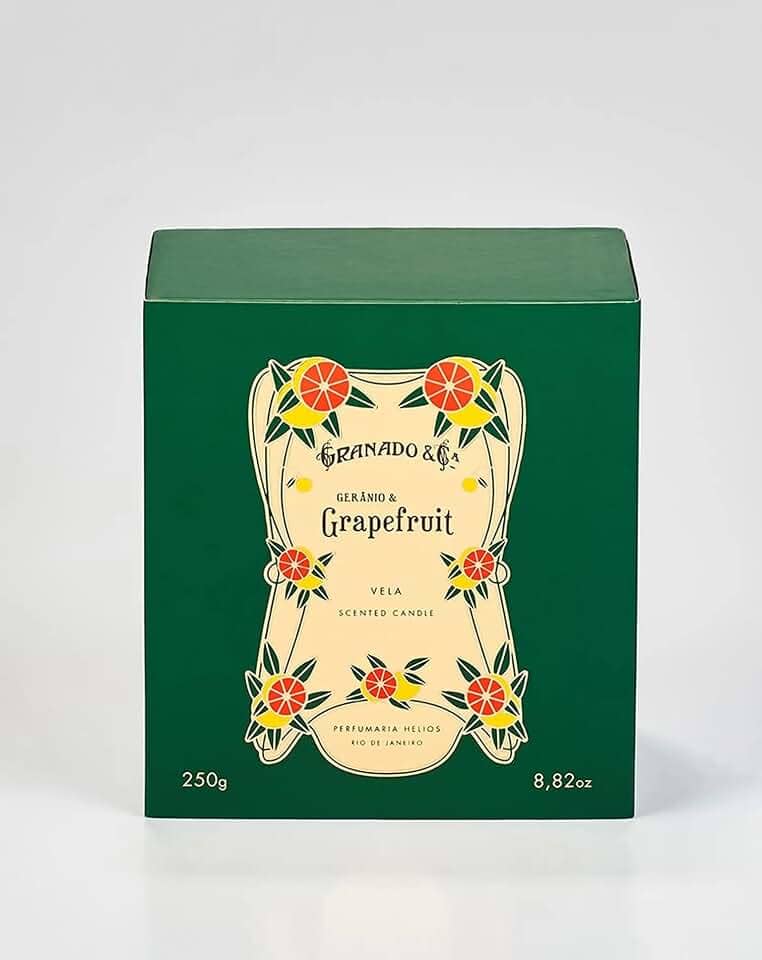 Granado Vela, Vintage, Gerânio & Grapefruit, 250g