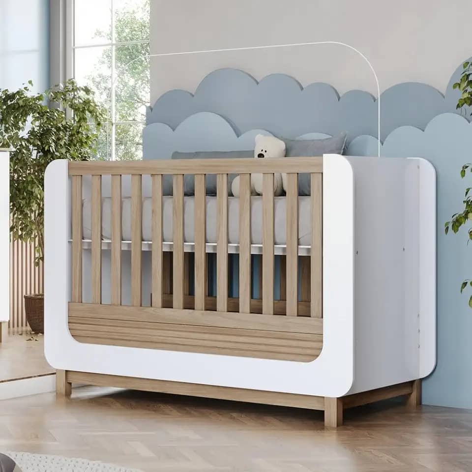 Henn - Berço Mini Cama 2 em 1 Aconchego Henn