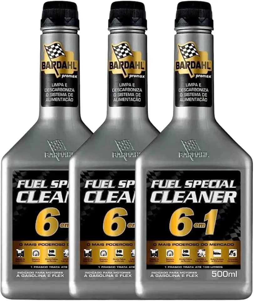 Aditivo De Combustível Bardahl 6 Em 1 Fuel Special 3 Unidades