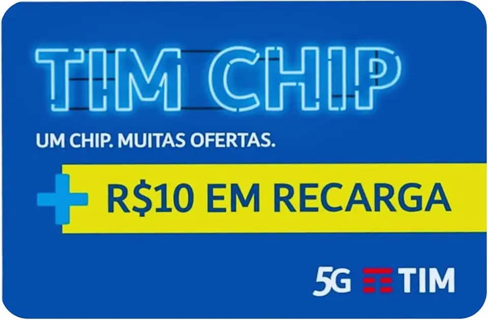 TIM Chip Pré Pago com recarga