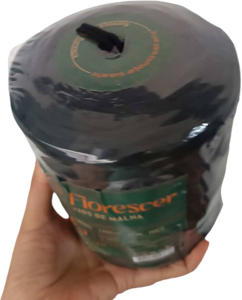 Fio De Malha Residual 1kg Fiorescer Para Crochê artesanato (Tons Preto)