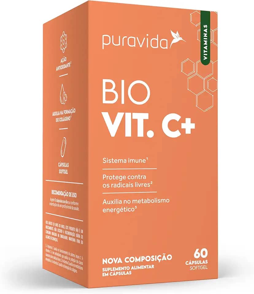 Puravida Suplemento alimentar Vitamina C Lipossomal 60 cápsulas