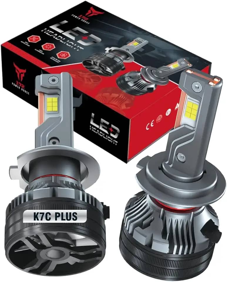 Par Ultra Super Led K7c Plus 35.000lm 6.000k 4.300k 150w (HB3)