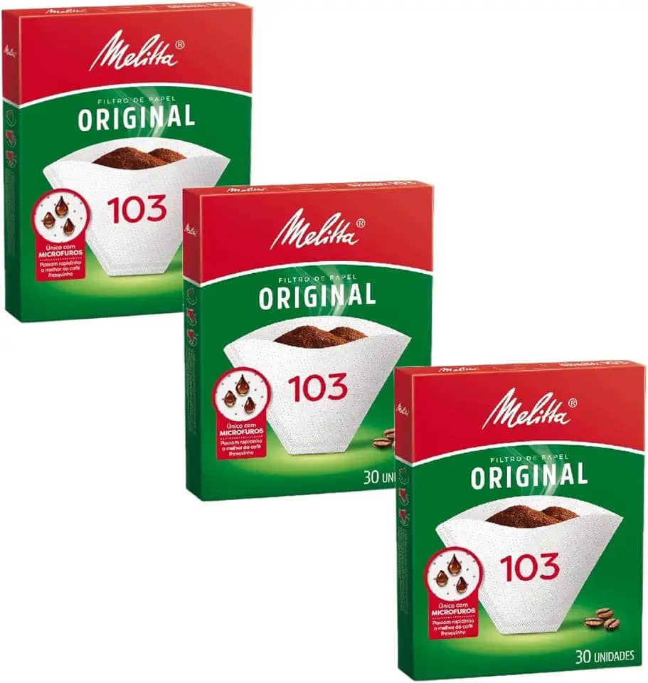 Filtro De Papel Cafe Original 103 Kit 3 Unidades Kits na Web