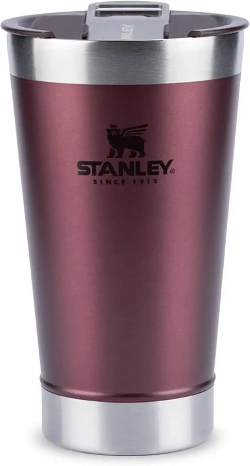 Stanley - Copo Térmico para Cerveja, 473ml, com Tampa, para Bebidas Quentes ou Frias, Wine