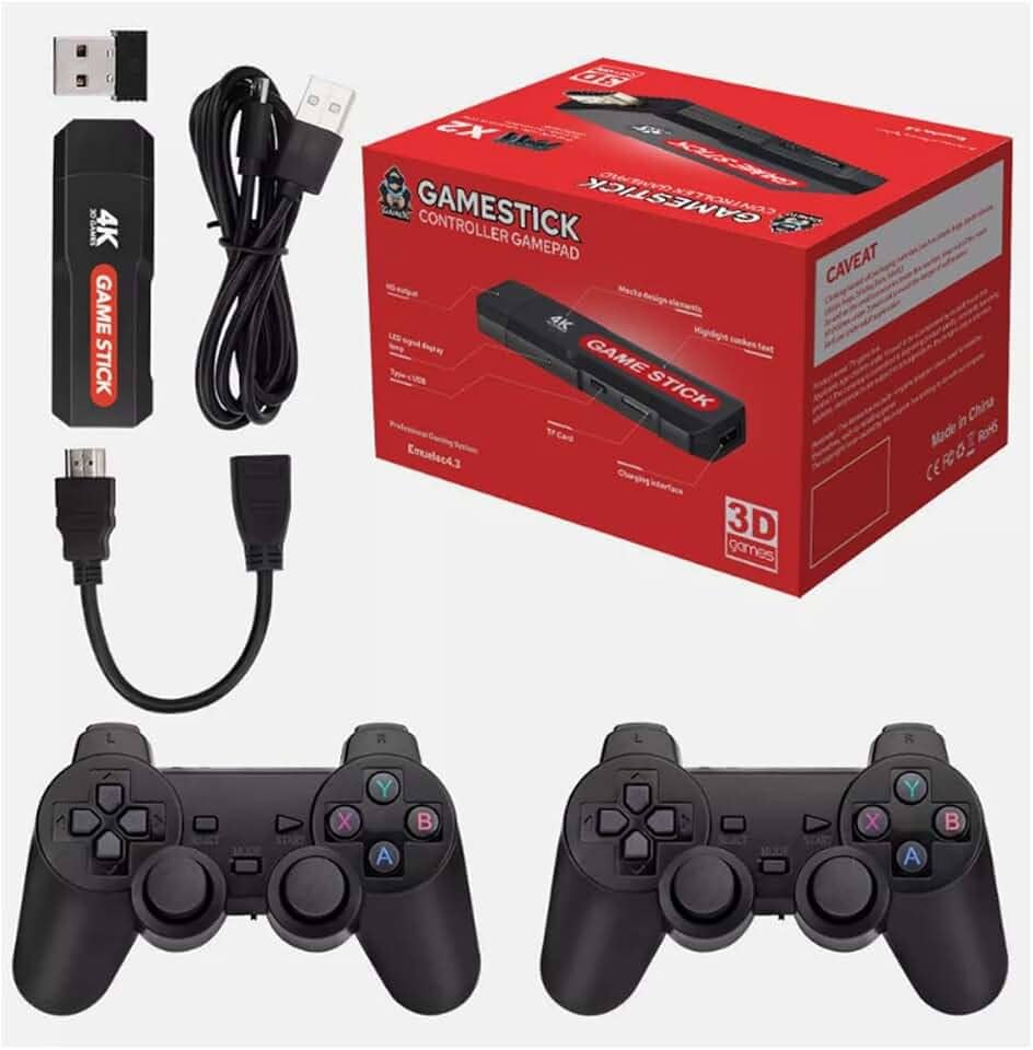 Gamestick GD10 4.5 /Game stick 4k atualizado, Game pendrive, Console de Video game, Jogos Retro