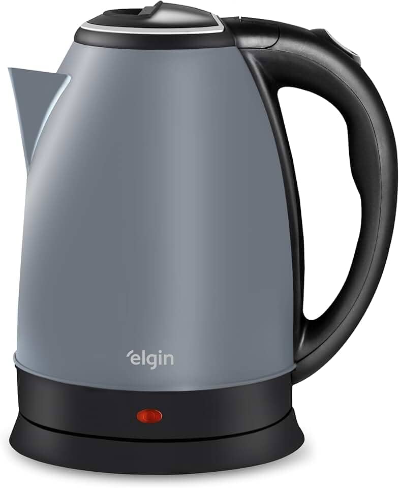 Chaleira Inox Lunar 2L Elgin - Jarra Sem Fio Desligamento Automático 1.200W 110V