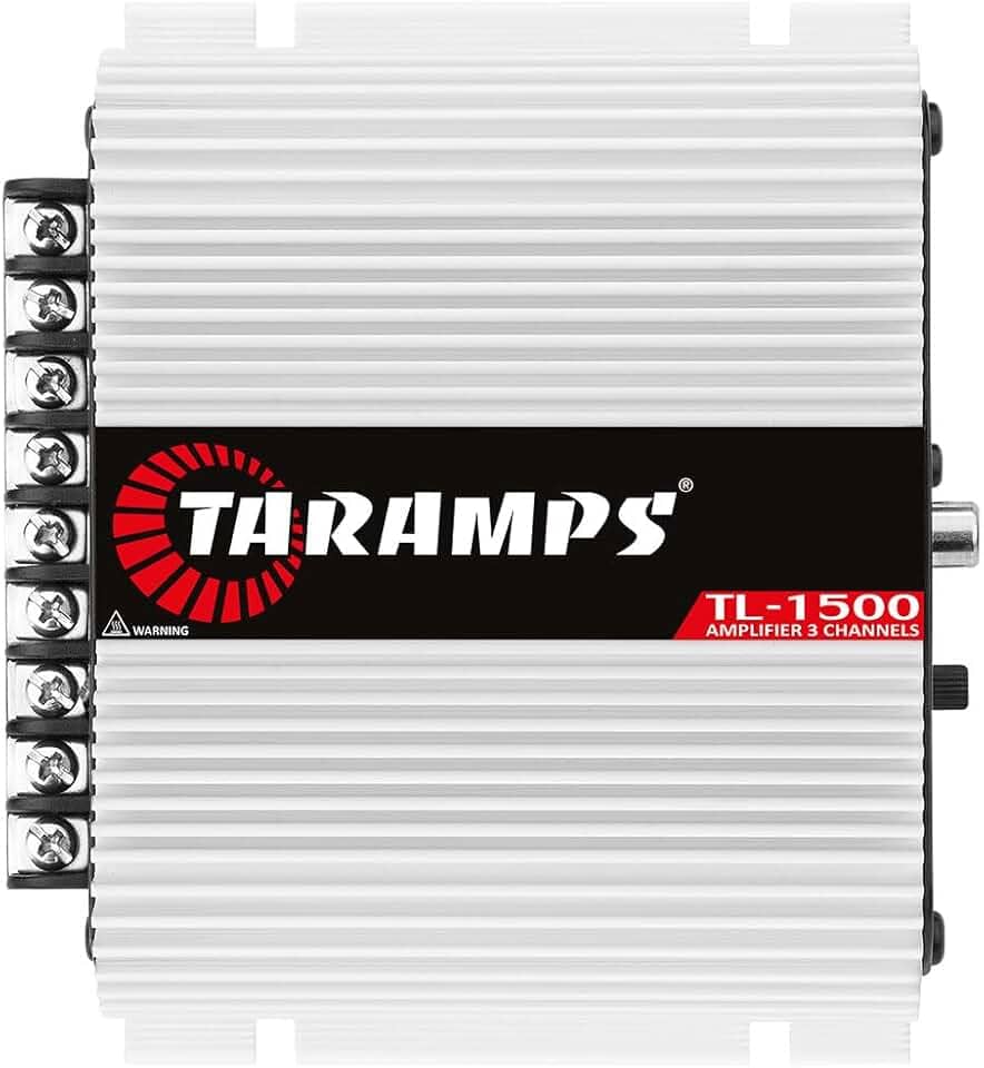 Módulo Taramps TL 1500 2 ohms 200 W RMS 2 Canais Amplificador Som Automotivo