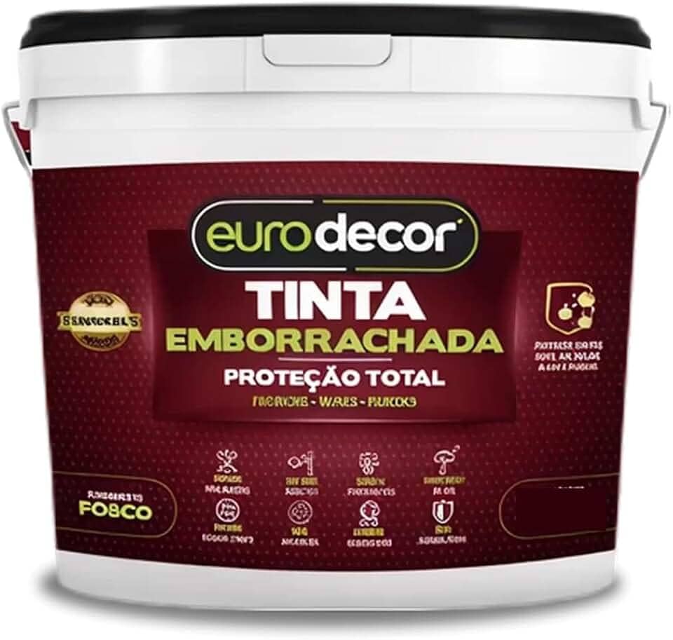 Super Tinta Emborrachada 3.6kg Contra Infiltrações Fissuras Acabamento Fosco Branco Neve
