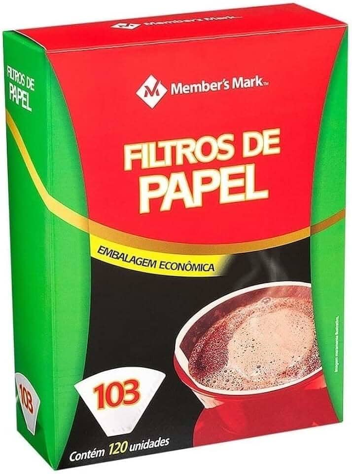 Filtro de Papel 103 Member's Mark Caixa com 120 Unidades (103)