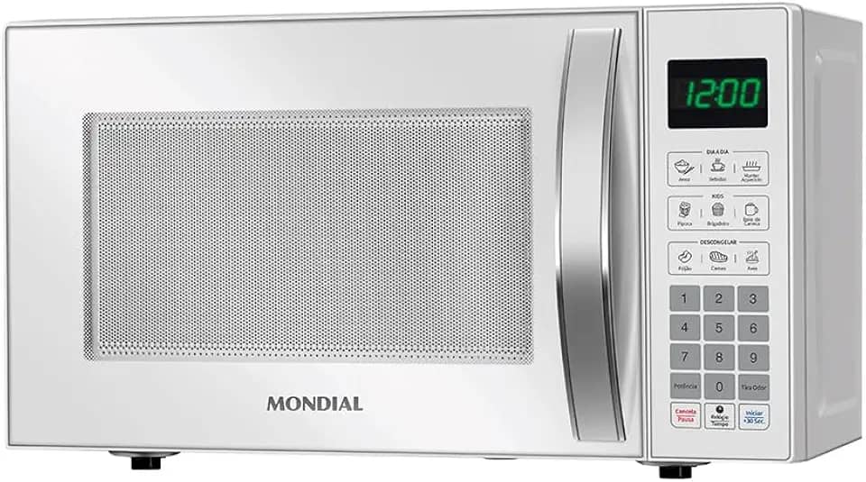 MONDIAL Micro-Ondas, Branco, 1200W, 110V - MO-01-21-W