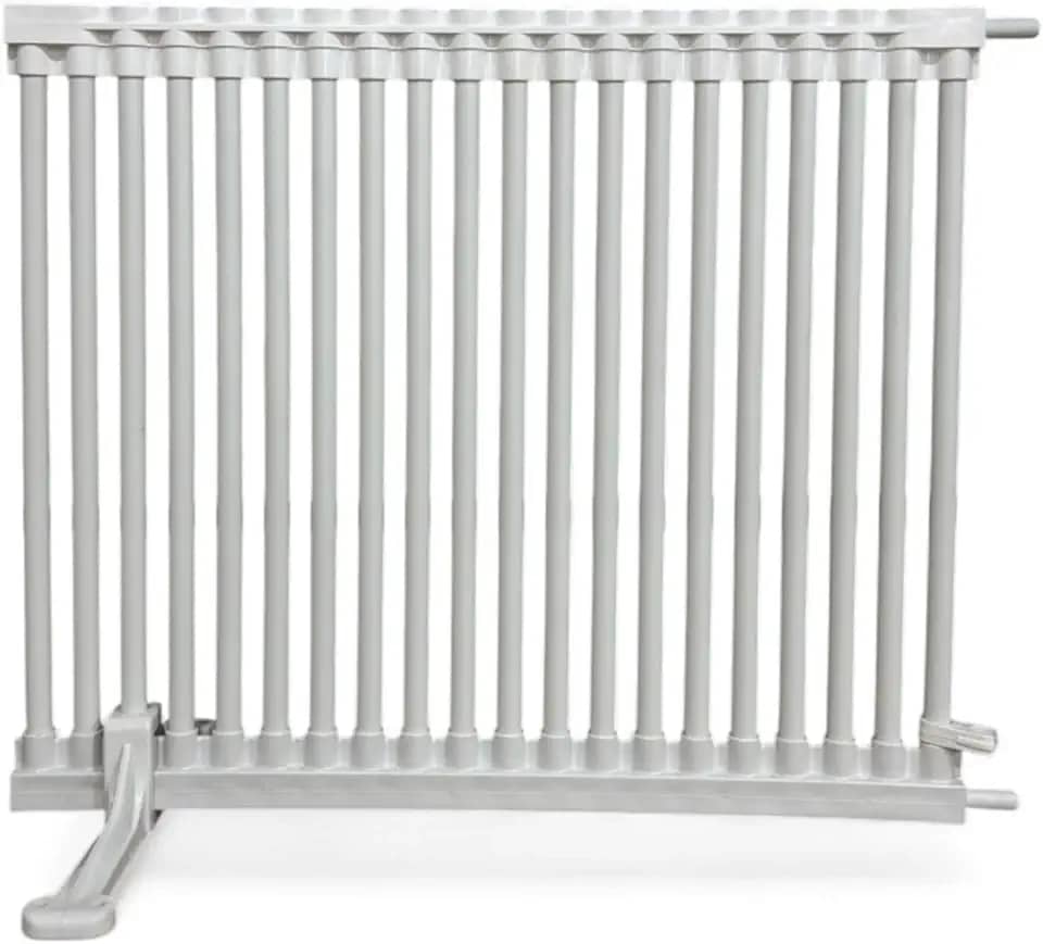 Grade Modular para Piscina e Jardim cuidado Infantil e Pet Alturas 60cm 80cm 100cm Espaçamento 1,5cm Entre Grades Segurança Externa Extensível e Resistente Grade de Proteção