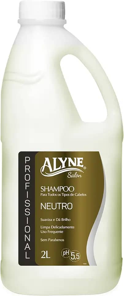 Alyne, Shampoo para cabelos, Neutro, 2 Litro, Verde