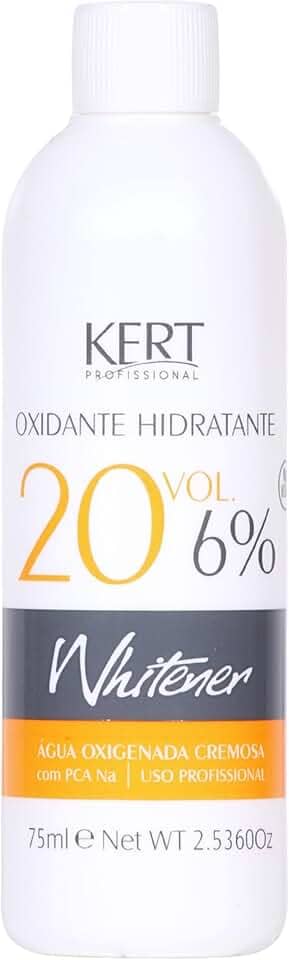 Whitener Água Oxigenada Cremosa Com Pca Na Oxidante Hidratante 20 Vol 6% 75 Ml Branca