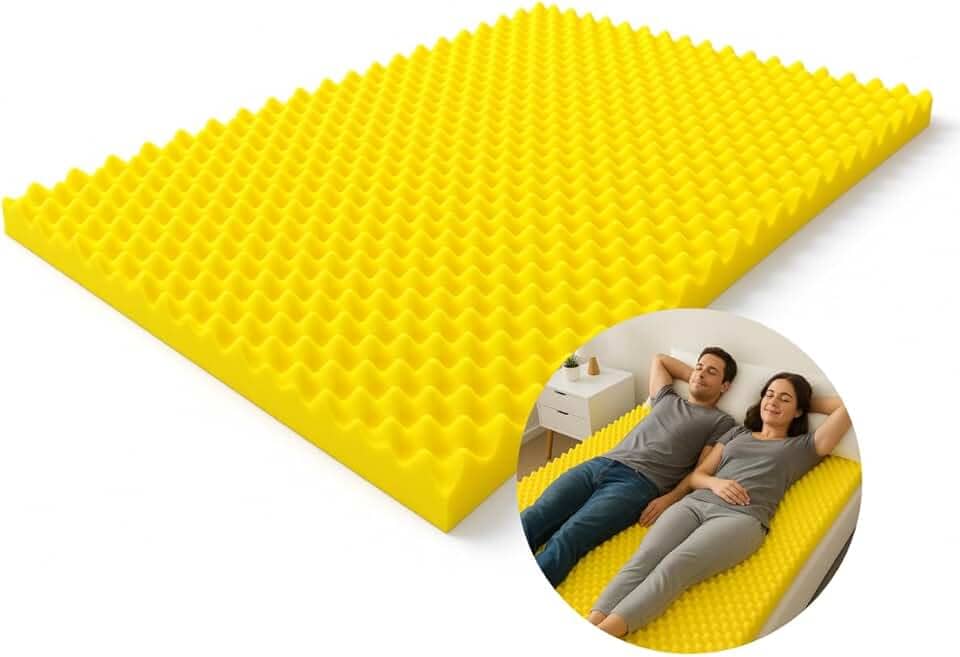 Colchão Casca de Ovo Anti Escaras Para Cama de Casal 138x188cm/