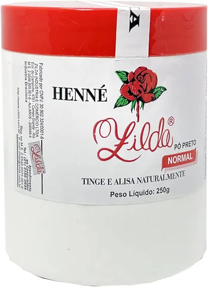 Henné Zilda Pó Normal 250g