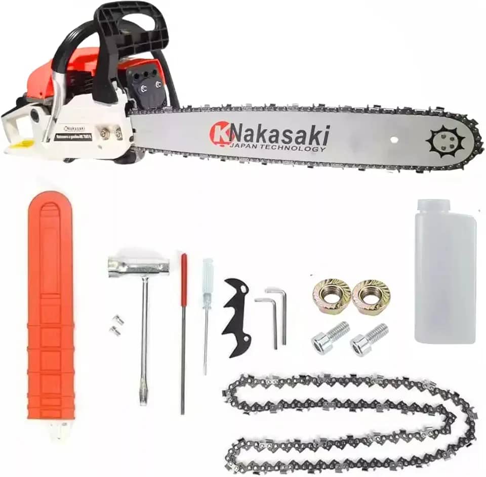 Motoserra Profissional Gasolina 78cc Muito Potente Sabre Moto Serra 22 Polegadas Motosserra