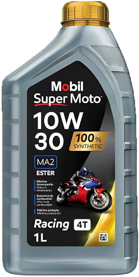 Óleo Mobil 10w30 Super Moto 4t 100% Sintético 1 Litro