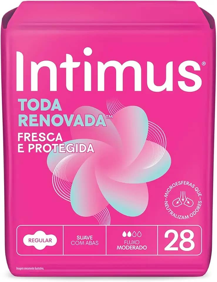 Absorvente Externo Intimus Antibac Comabas - 28 Unidades, Tifany