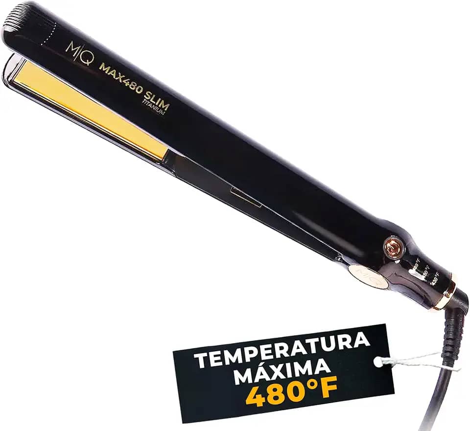 MQ Professional - Chapinha de Cabelo Profissional Max 480°F Slim - Bivolt - 25mm