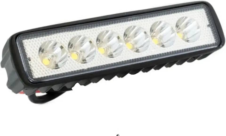 Farol Milha Auxiliar 6 Leds 18w Off Road Moto Carro Gzd118