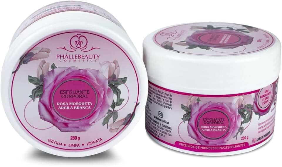 Esfoliante Corporal Rosa Mosqueta Phallebeauty 280g