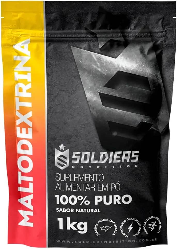 Maltodextrina 1Kg - 100% Puro Importado - Soldiers Nutrition
