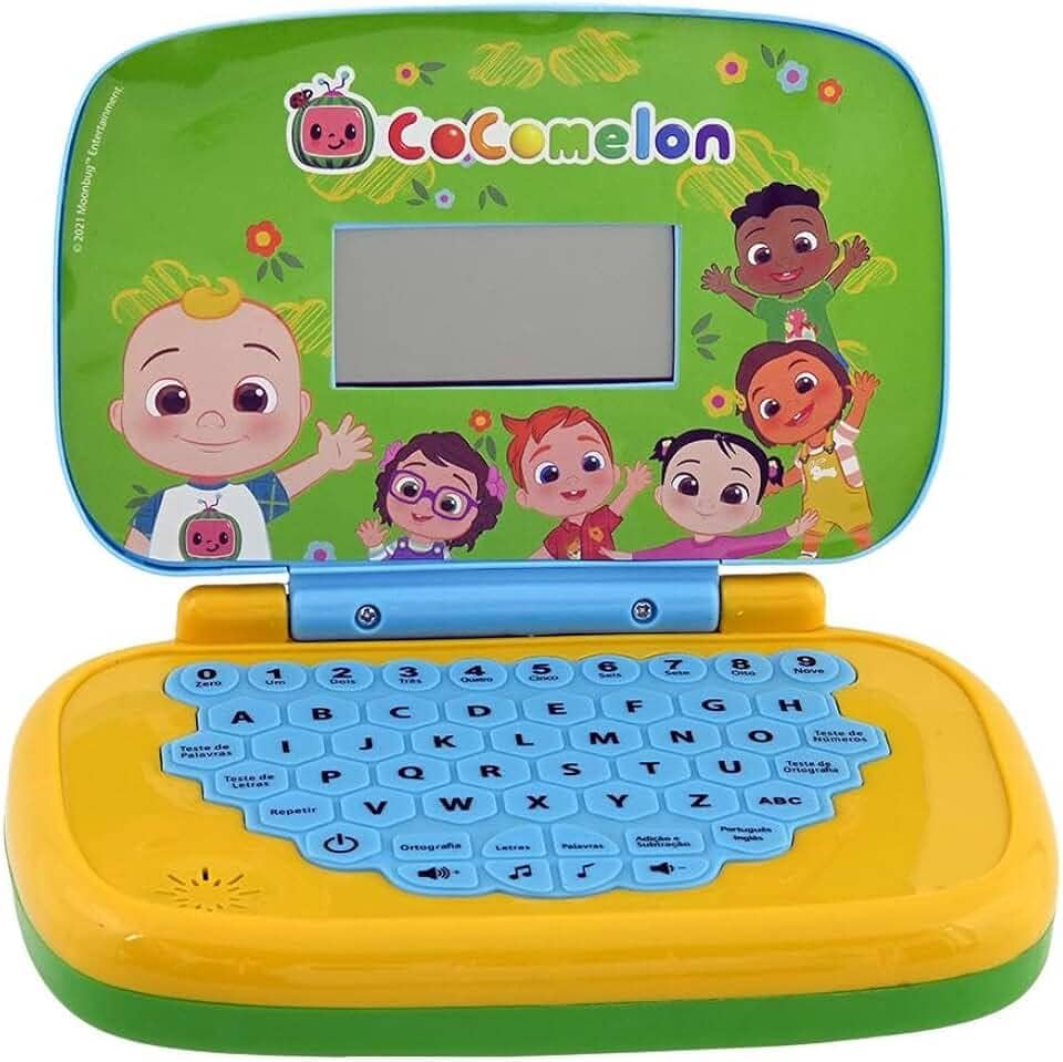 Candide, Laptop Infantil, Cocomelon, Brinquedo Educativo - Bilíngue