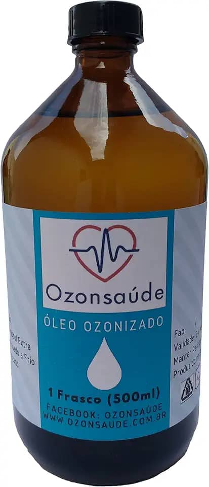 Óleo Ozonizado De Girassol Extravirgem - 500ml