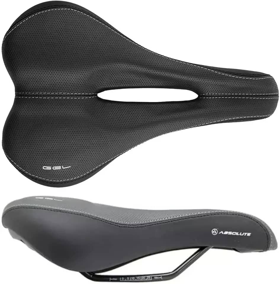 Selim Ciclismo Mtb Absolute Em Gel 165Mm X 270Mm Pto/Cnz