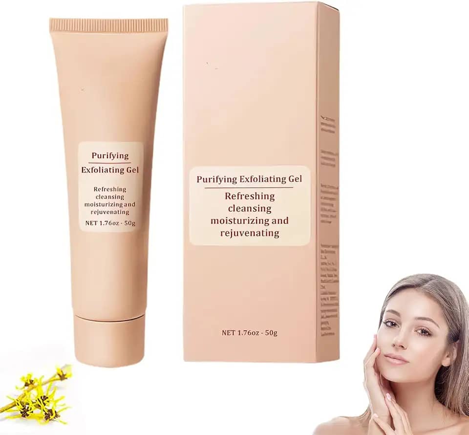 Gel Esfoliante Purificante, Limpador Esfoliante Facial, Hidratante, Suave, Gel Peeling De Limpeza Para Todo O Corpo, Limpa Sujeira E Oleosidade