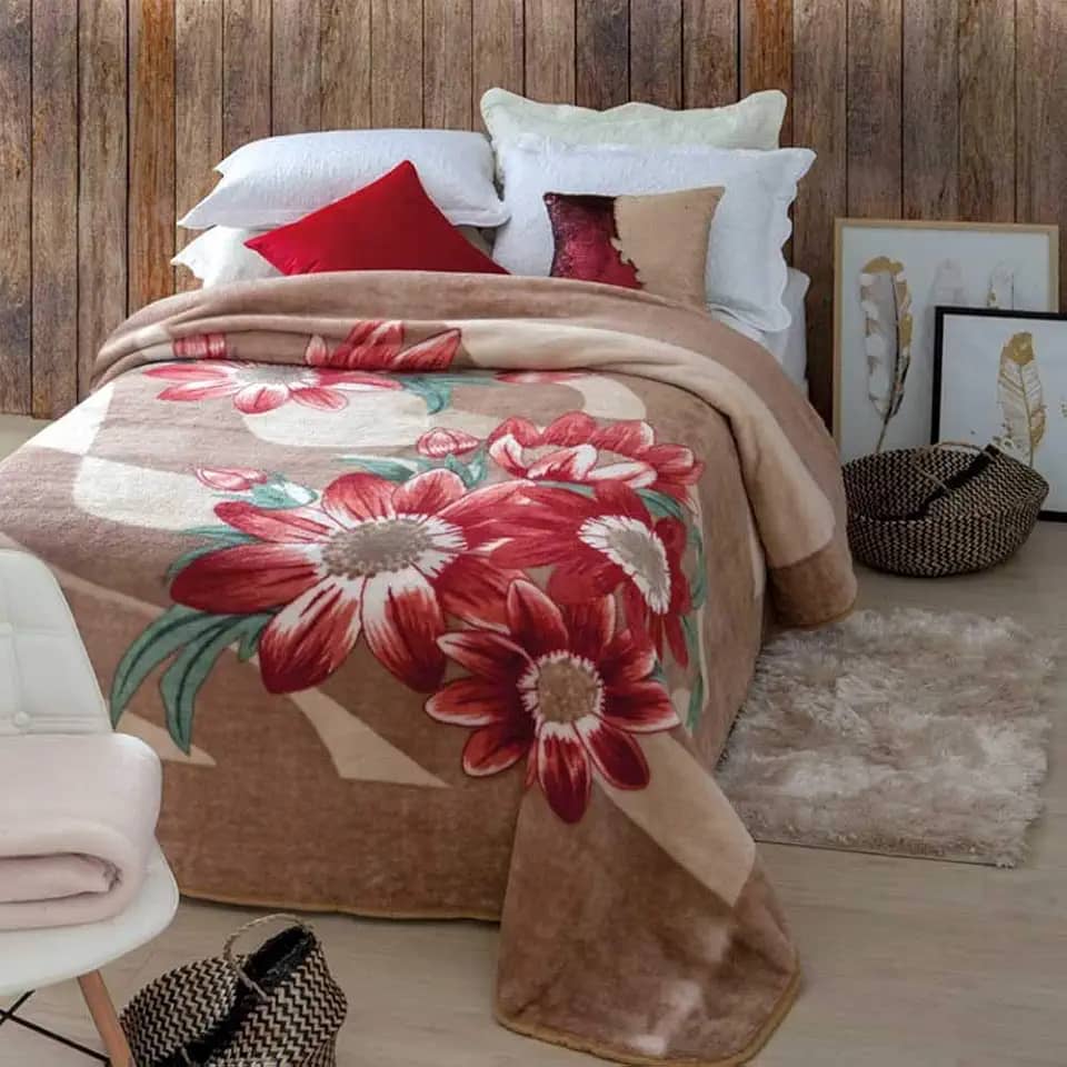 Cobertor Kyor Plus Perugia, Jolitex, 100% Poliéster, Multicor, Casal Jolitex Multicor Casal Poliéster