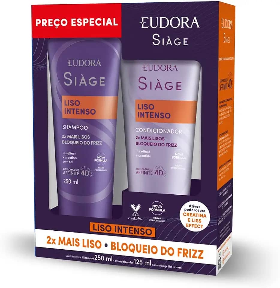 EUDORA SIÀGE PROMOPACK SHAMP/COND LISO INTENSO