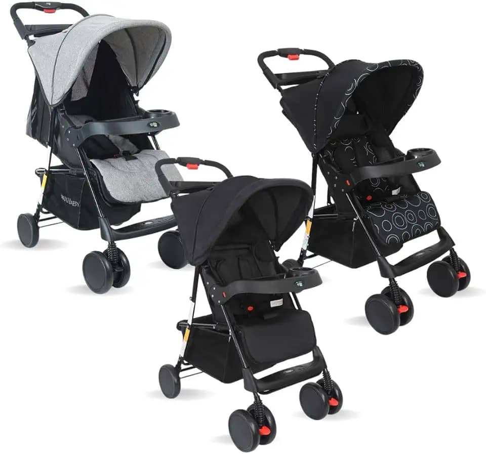 Maxi Baby Carrinho de Bebê Passeio Allday (Até 15kgs) (Preto)
