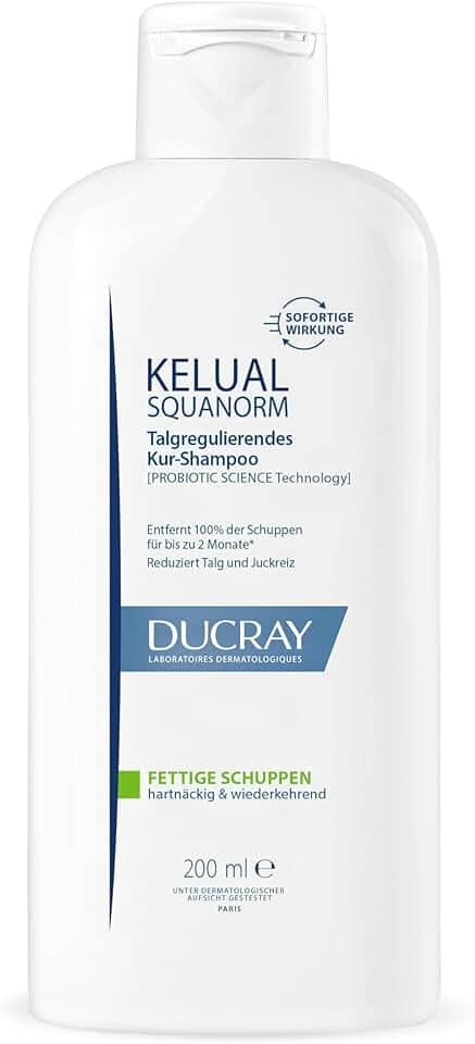 Ducray Kelual S Squanorm Shampoo Anticaspa para cabelos normais a oleosos 200ml